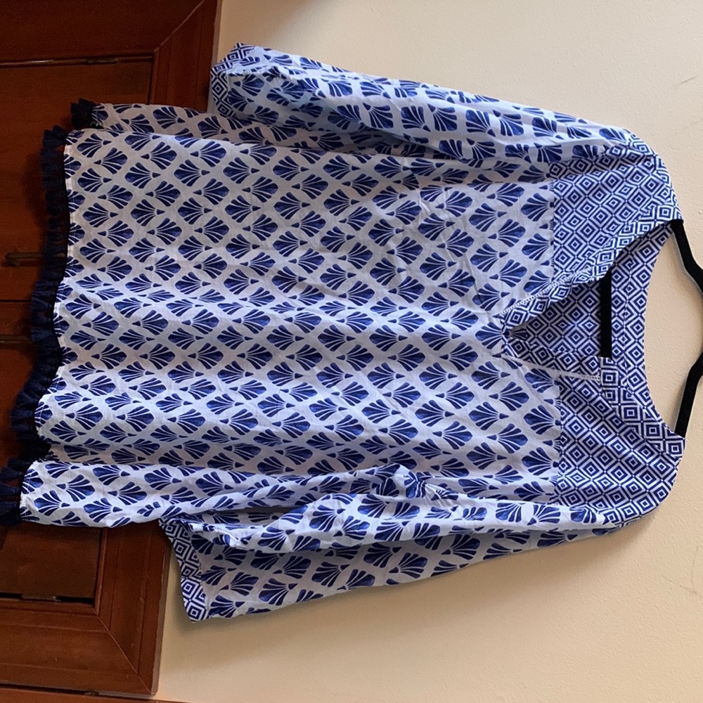 Talbots light cotton tunic